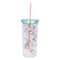 Disney Winnie the Pooh Character Toss Acrylic Carnival Cup with Lid and Straw